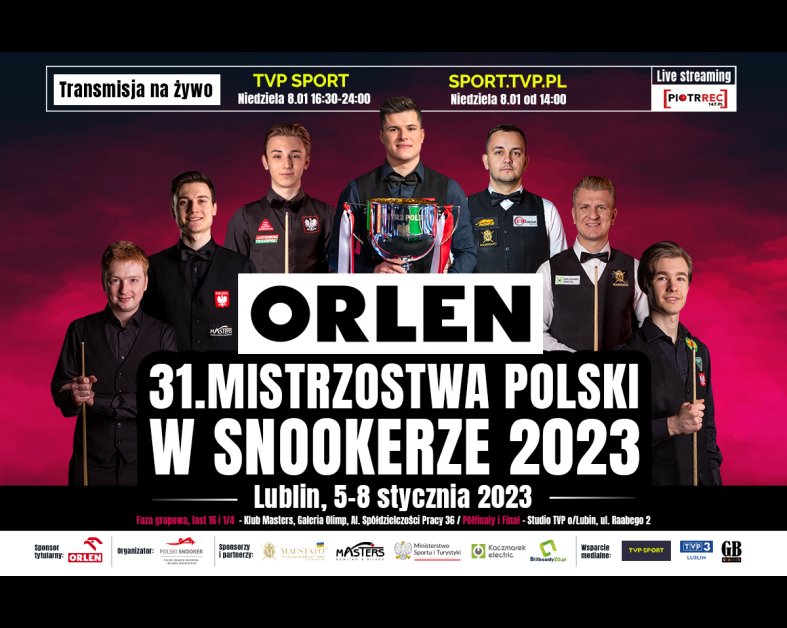 ORLEN 31. Otwarte Mistrzostwa Polski w Snookerze